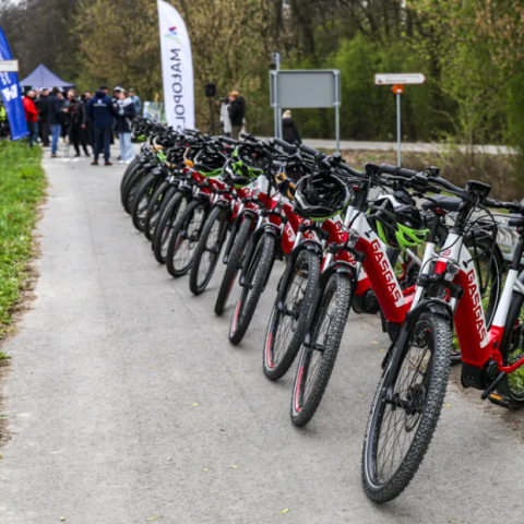 Rowerem przez Małopolskę również dzięki otwartej właśnie VeloSkawie