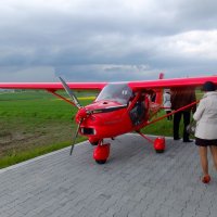 Uroczyste otwarcie montowni samolotów Aeroprakt na lotnisku „Zator”.