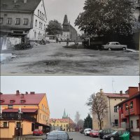 Miasto Zator w obiektywie Fotografie archiwalne z 1981 roku zestawione z kadrami z 2016 roku