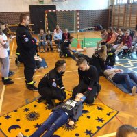 Zajęcia z udzielania pierwszej pomocy zorganizowane w Zespole Szkolno-Przedszkolnym w Podolszu